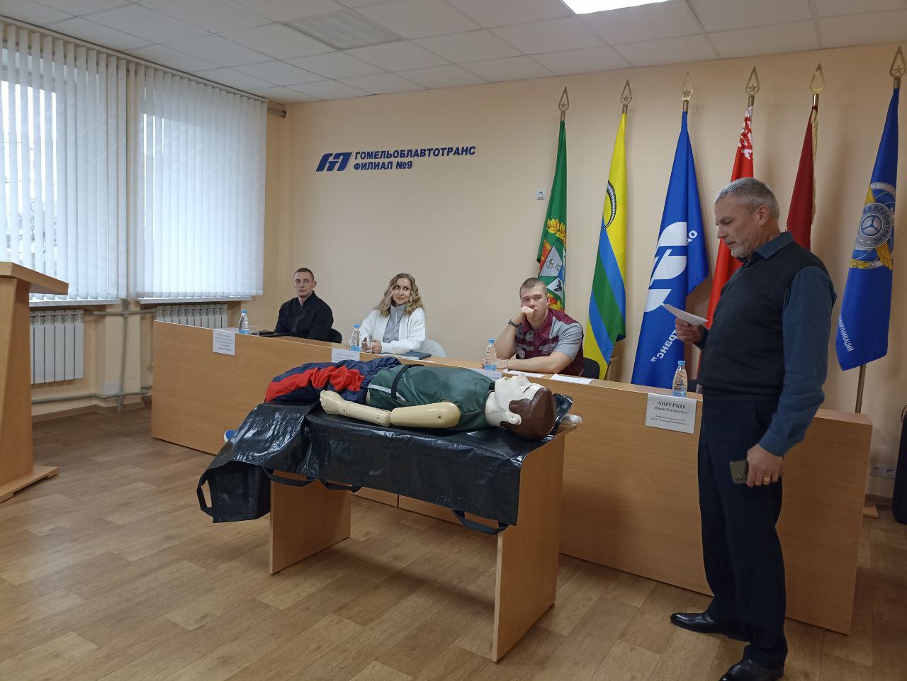 Встреча с трудовым коллективом филиала №9 ОАО «Гомельоблавтотранс»