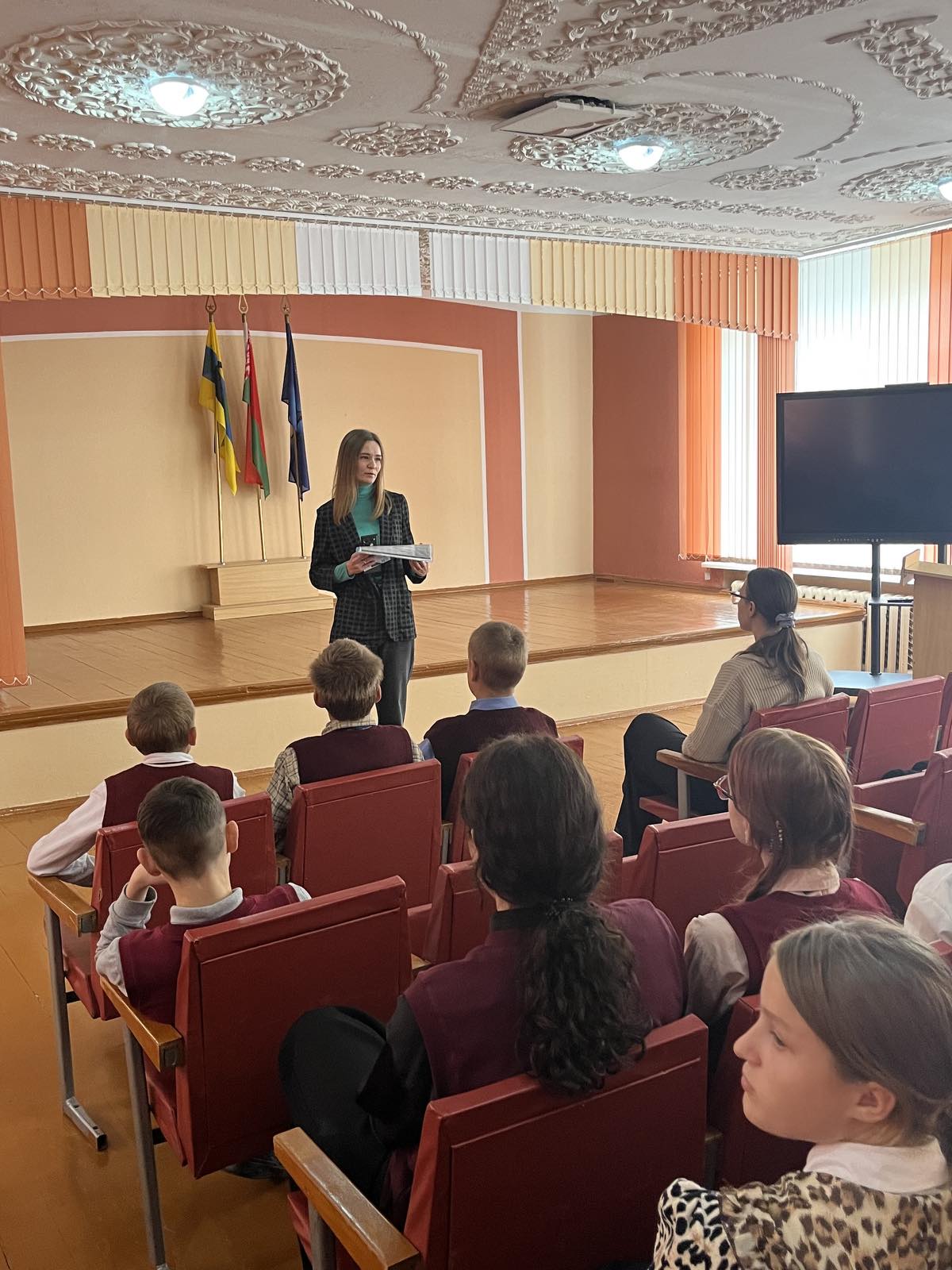 Занятие по профориентации в ГУО 