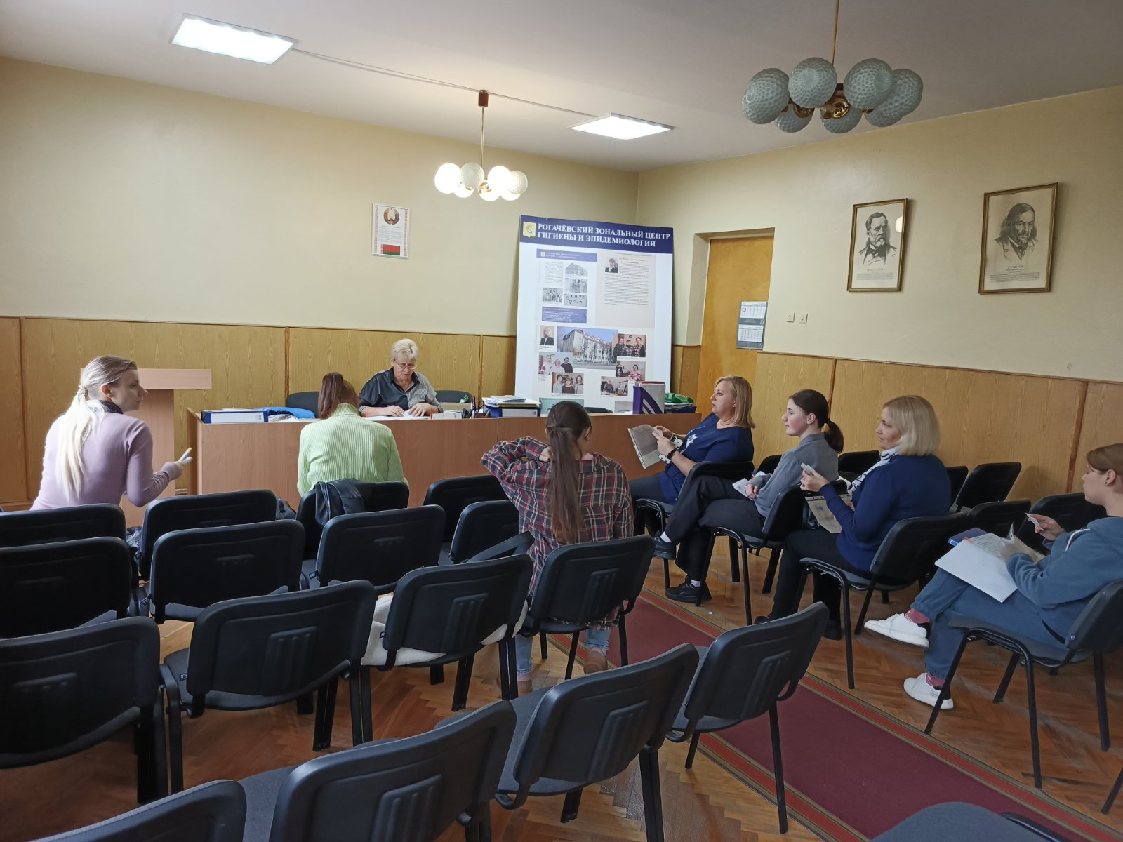 Гигиеническое обучение с работниками учреждений образования Рогачевского района