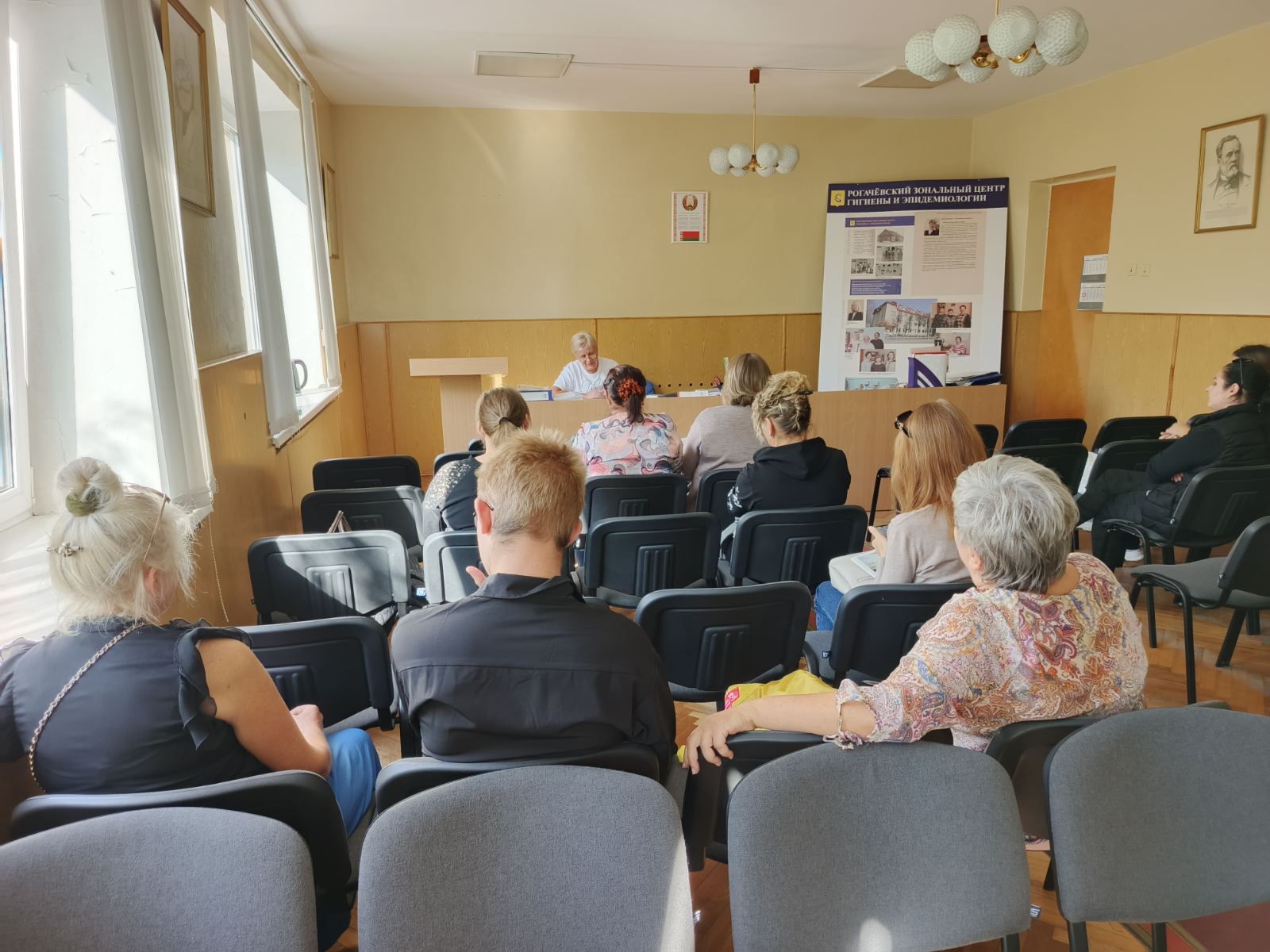 Гигиеническое обучение с работниками учреждений образования Рогачевского района