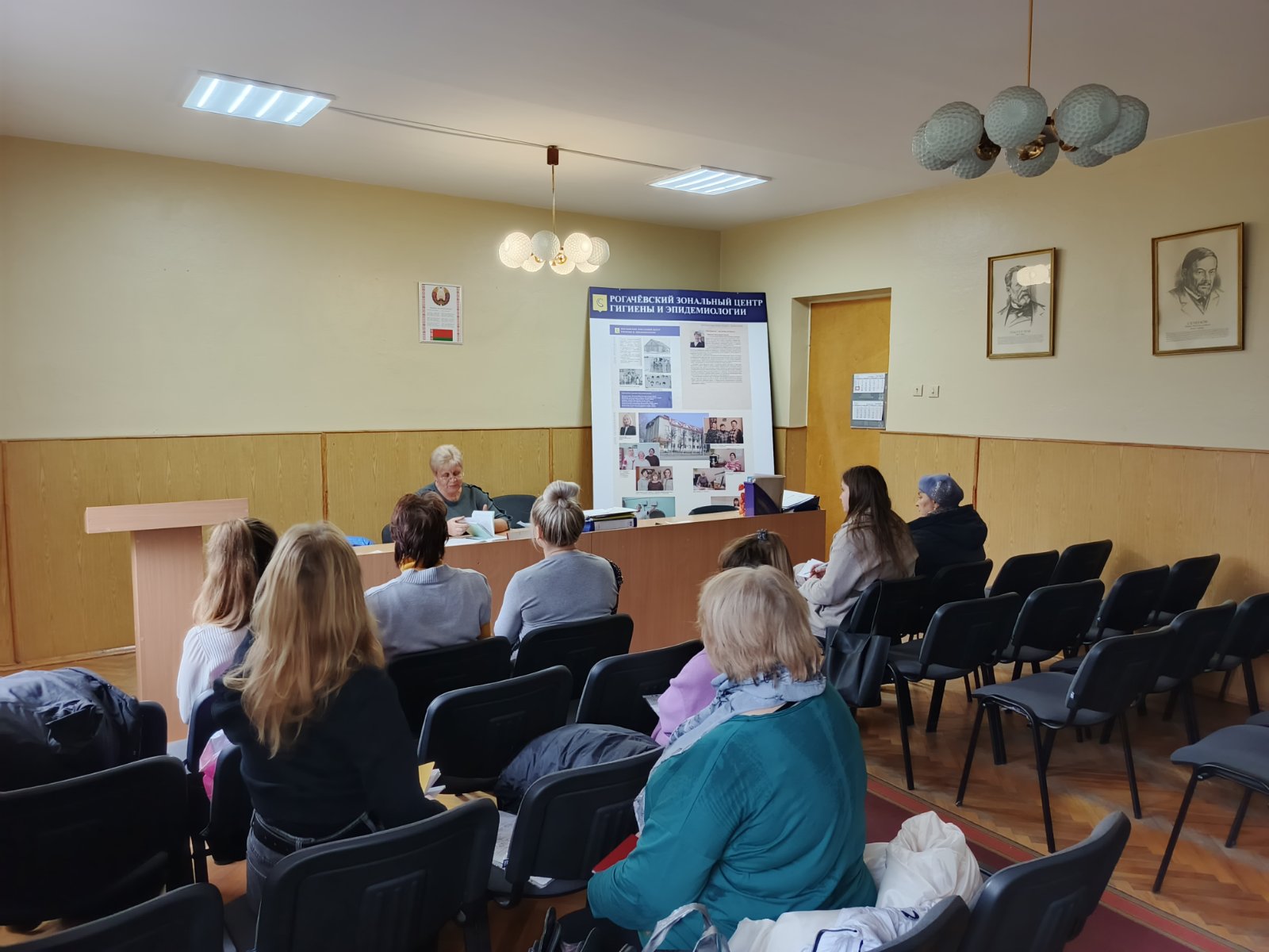 Гигиеническое обучение с работниками учреждений образования Рогачевского района