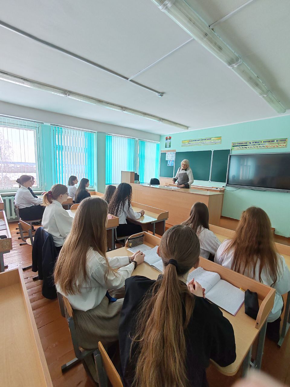 О встрече с учениками 10-11 класса ГУО «Средняя школа №5 г. Рогачева»