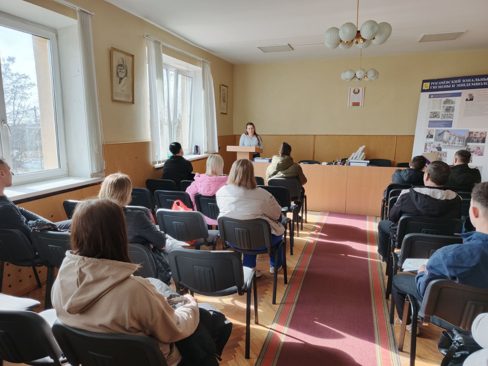Гигиеническое обучение с сотрудниками торговли и пищевой промышленности Рогачевского района
