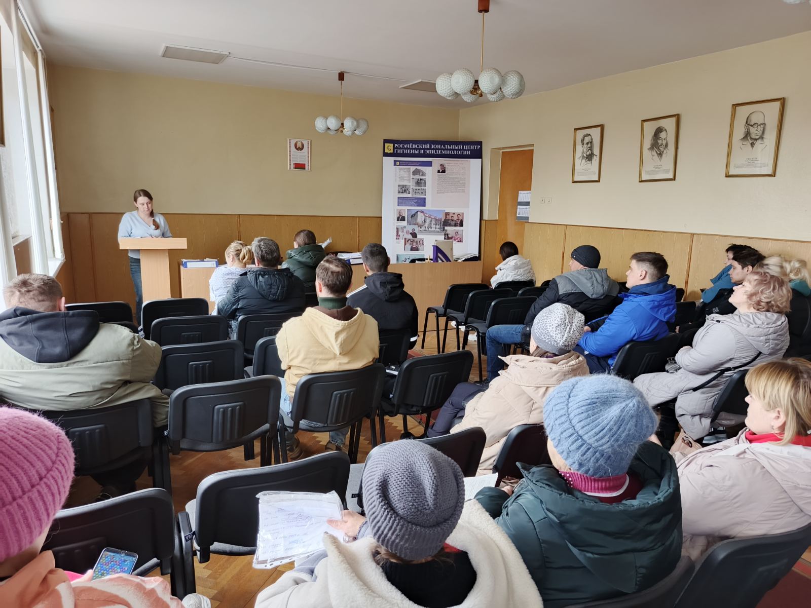 Гигиеническое обучение с сотрудниками торговли и пищевой промышленности Рогачевского района