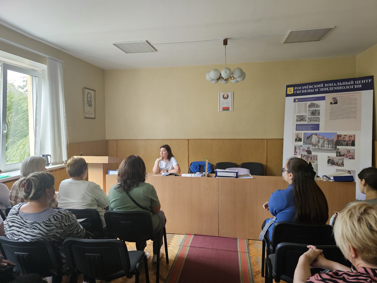 Гигиеническое обучение с работниками учреждений образования Рогачевского района