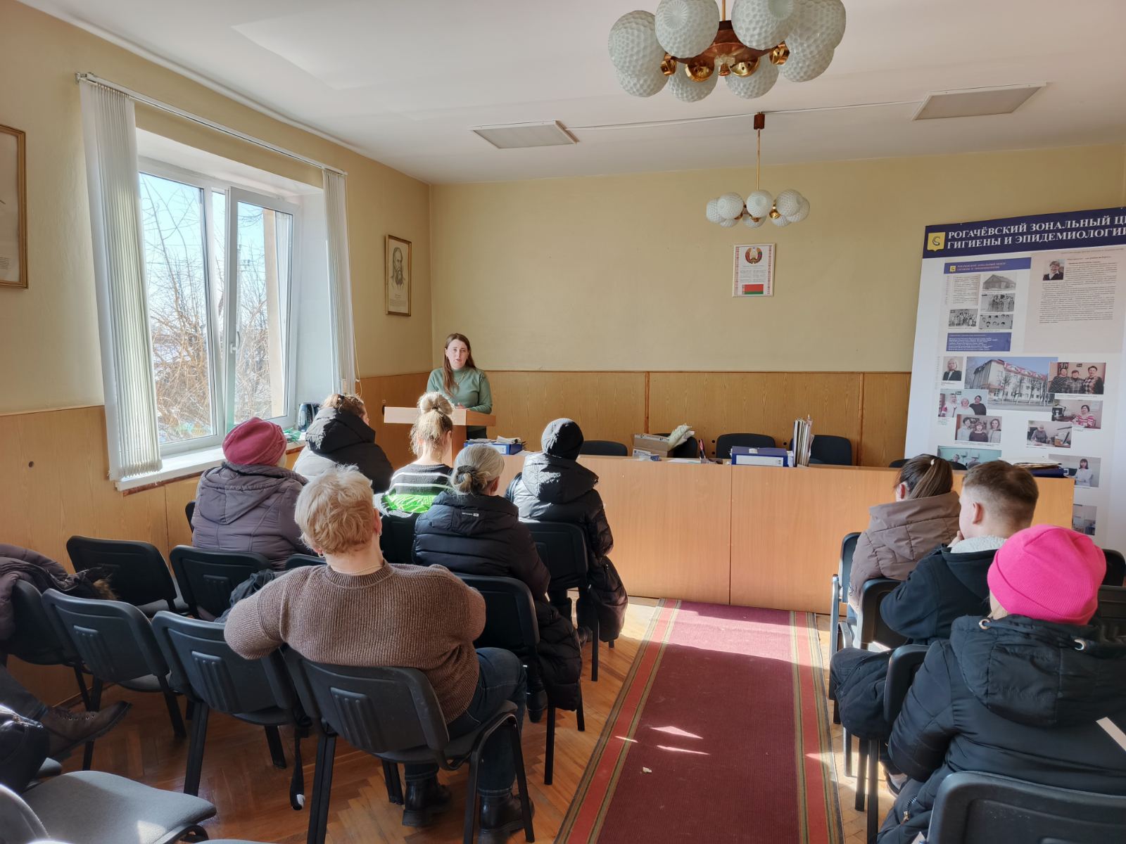 Гигиеническое обучение с сотрудниками торговли и пищевой промышленности Рогачевского района