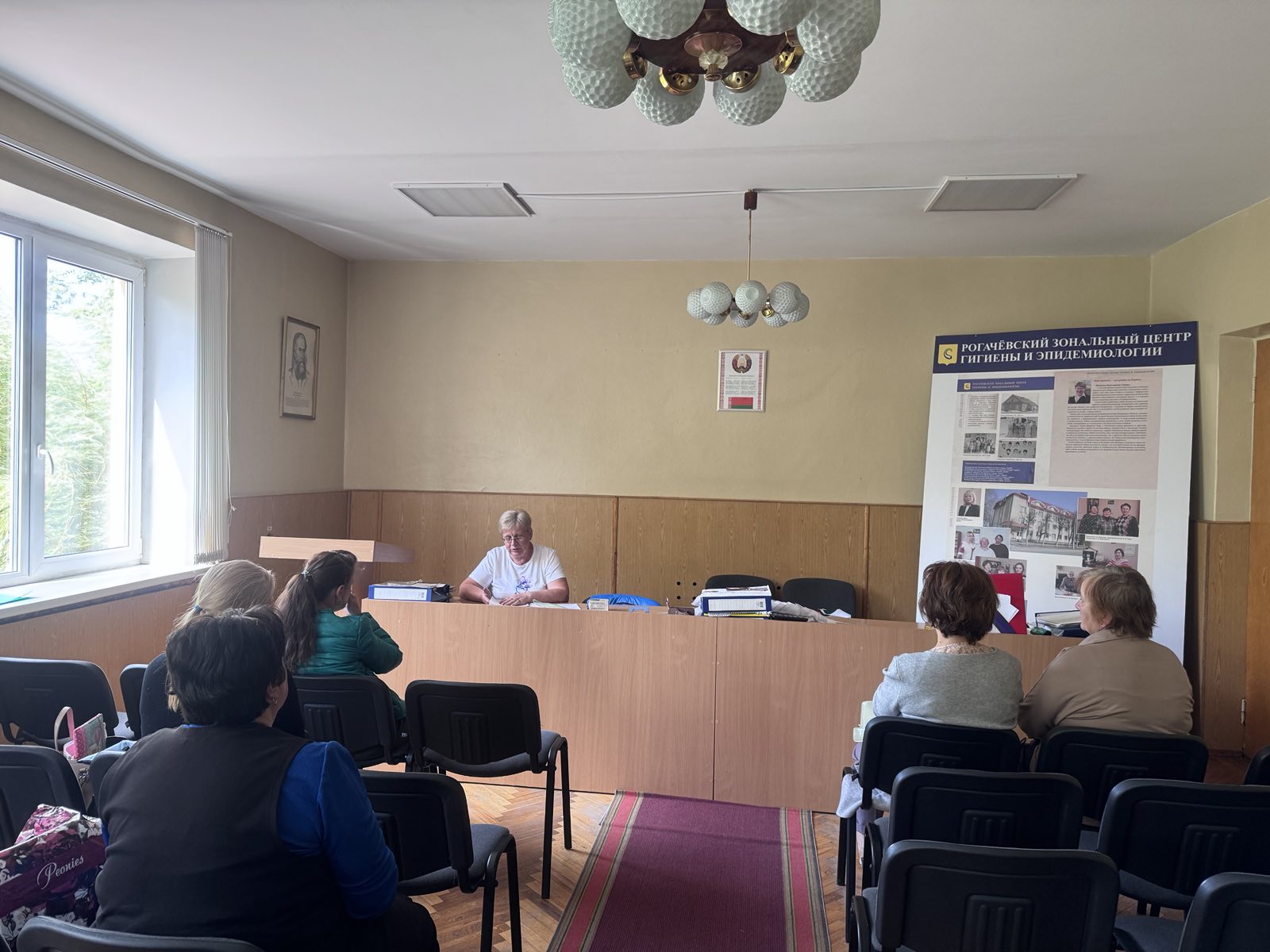 Гигиеническое обучение с работниками учреждений образования Рогачевского района