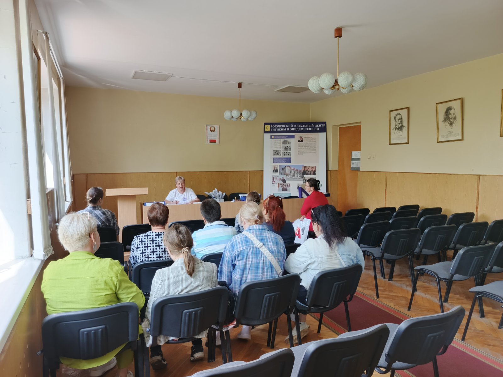 Гигиеническое обучение с работниками учреждений образования Рогачевского района