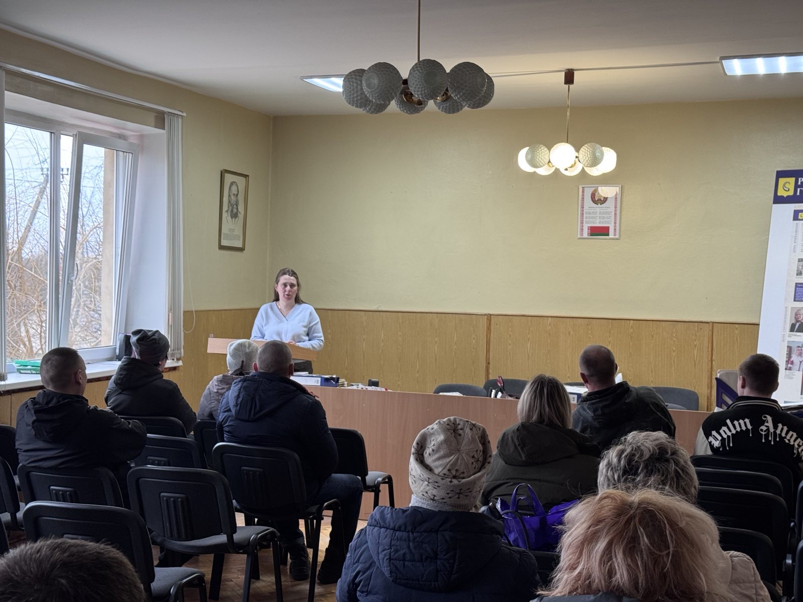 Гигиеническое обучение с сотрудниками торговли и пищевой промышленности Рогачевского района