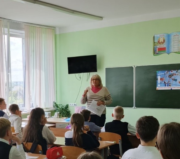 Занятие в рамках областного профилактического проекта «Здоровое поведение - мой выбор»