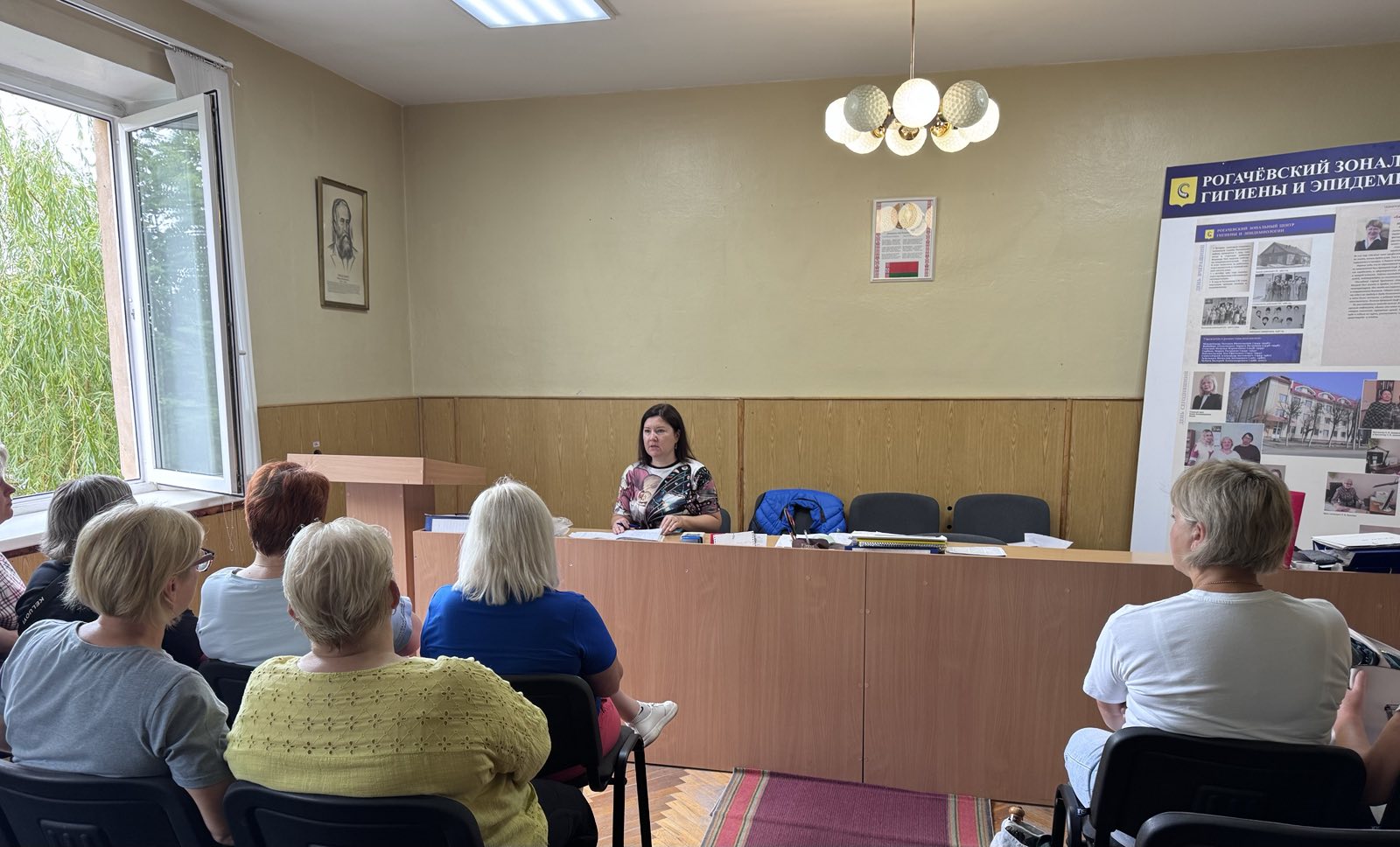Гигиеническое обучение с работниками учреждений образования Рогачевского района
